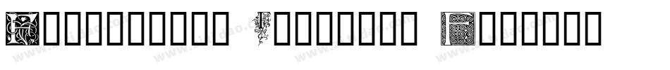 Ornamental Initials N字体转换